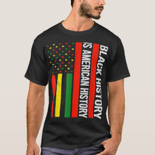 Camiseta La historia negra es la historia estadounidense, e