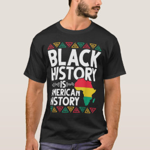 Camiseta La historia negra es la historia estadounidense, r