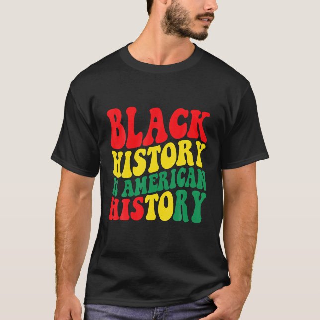 Camiseta La historia negra es la historia norteamericana Bl (Anverso)