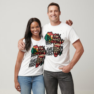 Camiseta La historia negra es la historia patriótica americ
