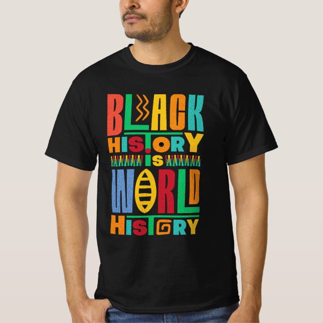 Camiseta La historia negra es una idea de regalo de la hist (Anverso)