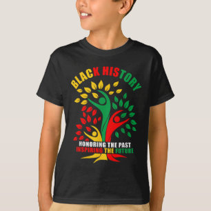 Camiseta La historia negra honra el futuro africano inspira