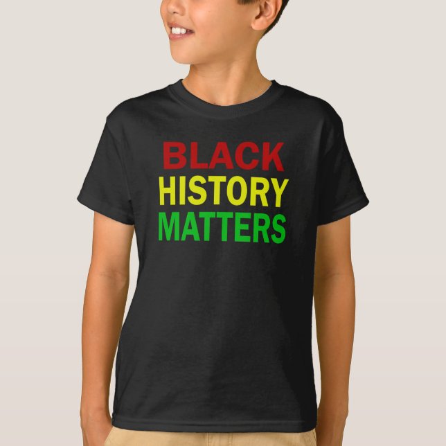 Camiseta La historia negra importa BHM (Anverso)