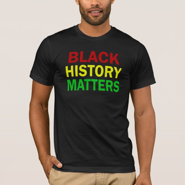 Camiseta La historia negra importa BHM (Anverso)