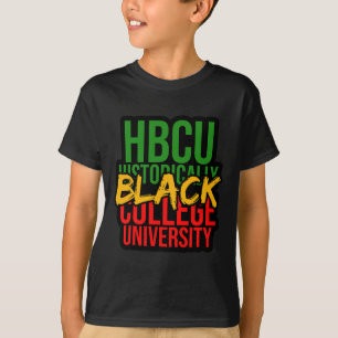 Camiseta La historia negra influye en el sueño de los Hbcu 
