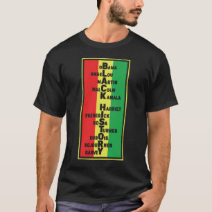 Camiseta La historia negra lidera la idea de regalo de Amé