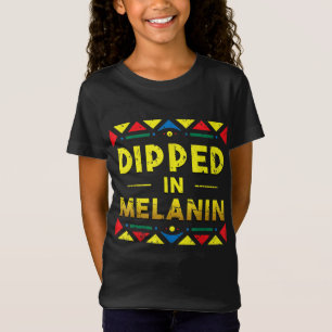 Camiseta La historia negra se hunde en Melanin, orgullosa r