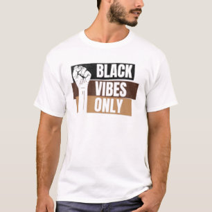 Camiseta La historia negra sólo vibra a los hombres melanin