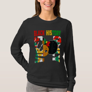 Camiseta La historia negra sólo vibra a Melanin Princesa Gi