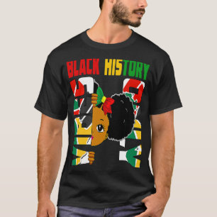 Camiseta La historia negra sólo vibra a Melanin Princesa Gi