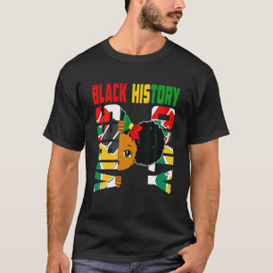 Camiseta La historia negra sólo vibra a Melanin Princesa Gi