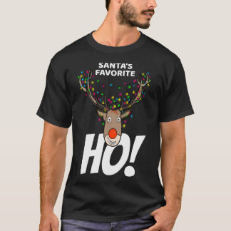 Camiseta La Ho Favorita De Santa - Navidades Graciosos Rein