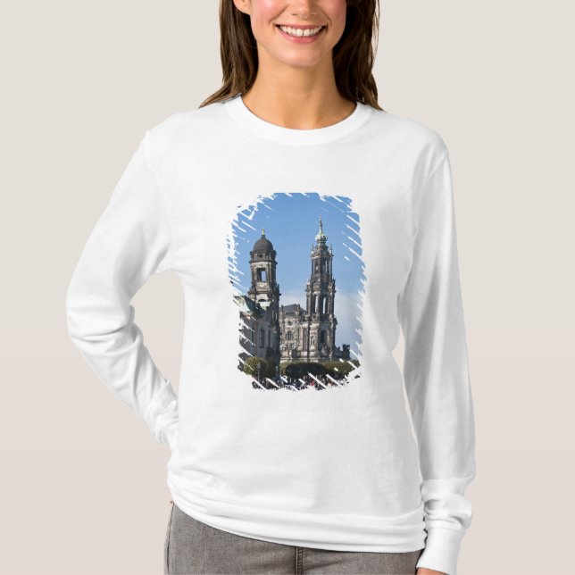 Camiseta La hofkirche (Iglesia de la Corte) Dresde (Anverso)