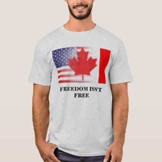 Camiseta la hogar-bandera, LIBERTAD NO ESTÁ LIBRE