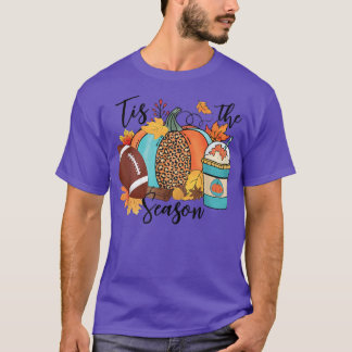 Camiseta La hoja de café de Halloween Fall Fall