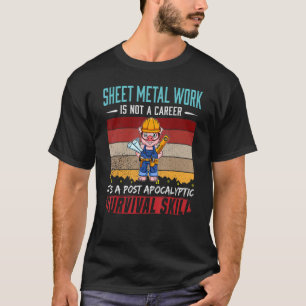 Camiseta La Hoja De Hombres El Trabajador Metalizado No Es 
