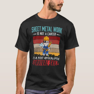 Camiseta La Hoja De Hombres El Trabajador Metalizado No Es 