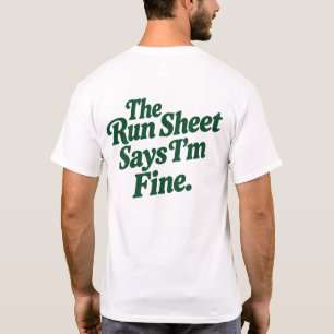 Camiseta La hoja de ruta dice que estoy bien
