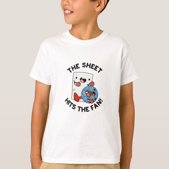 Camiseta La hoja golpea la frase graciosa del ventilador (Anverso)