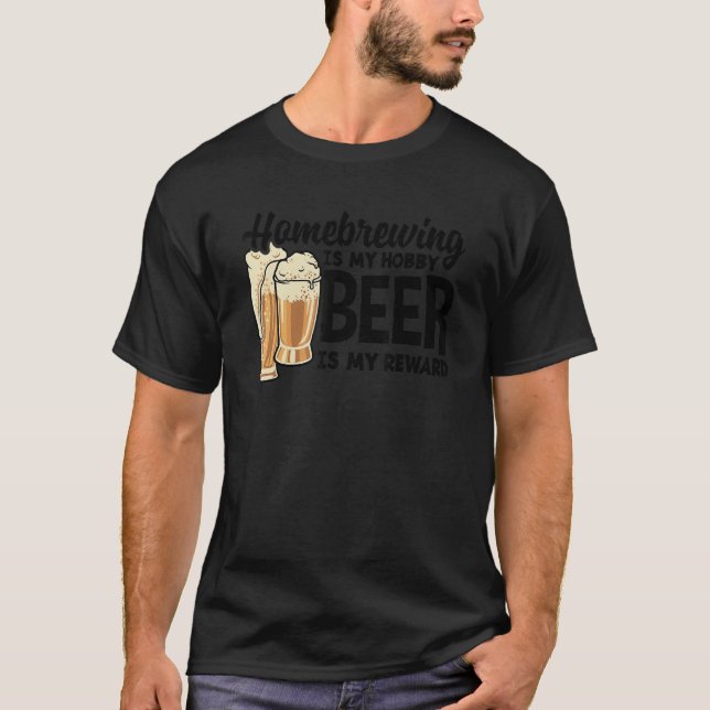 Camiseta La Homebriedad Es Mi Cerveza De Hobby Es Mi Recomp (Anverso)
