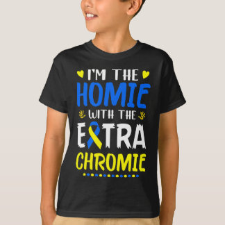 Camiseta La Homie Con El Awareno Del Síndrome De Cromía Ext
