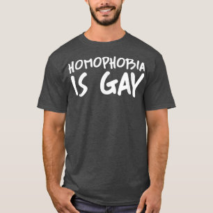 Camiseta La homofobia es curiosa gay, Chiste Fiesta del Org