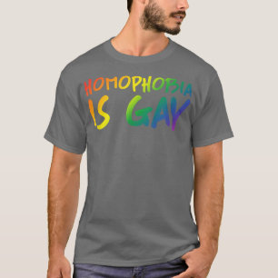 Camiseta La homofobia es curiosa gay, Chiste Fiesta del Org