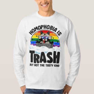 Camiseta La homofobia es el orgullo gay de la bandera arcoi