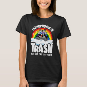 Camiseta La homofobia es el orgullo gay de la bandera arcoi