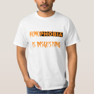 Camiseta La homofobia es repugnante