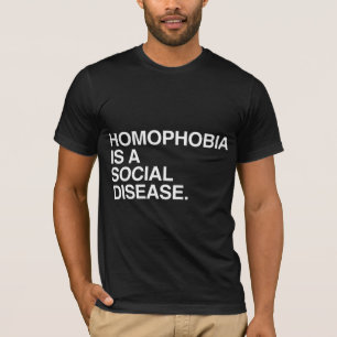 CAMISETA LA HOMOFOBIA ES UNA ENFERMEDAD SOCIAL