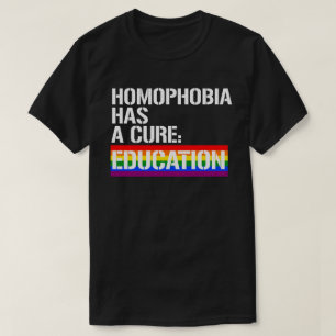 Camiseta La homofobia tiene cura: la educación