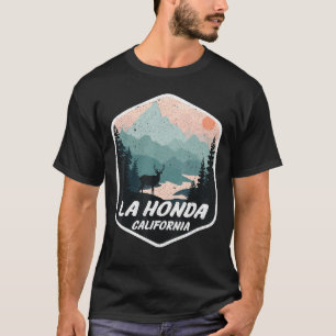 Camiseta La Honda California Ca Mountains Hike Hiking Souve