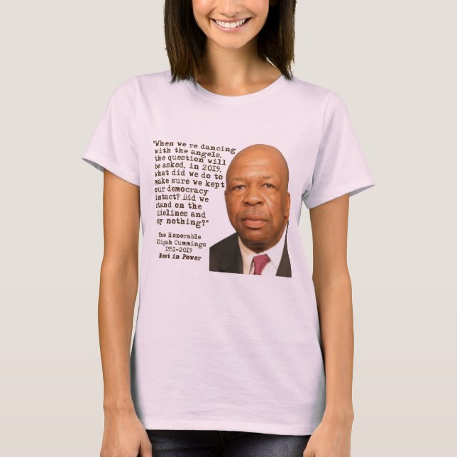 Camiseta La Honra.Elijah Cummings (Anverso)
