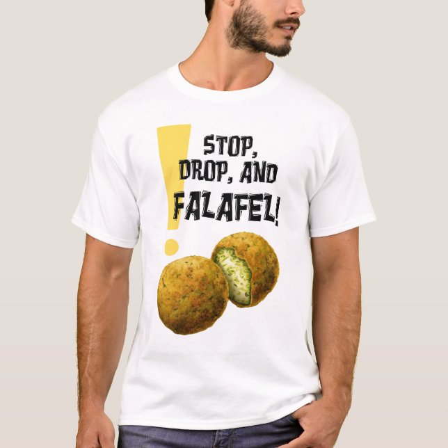 Camiseta ¡La hora de Falafel es todo el tiempo! ف・ ف æك・・・・ (Anverso)