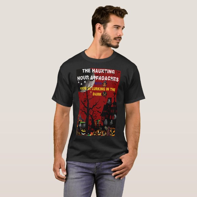 Camiseta "La hora de la conmoción se acerca con el acechami (Anverso completo)
