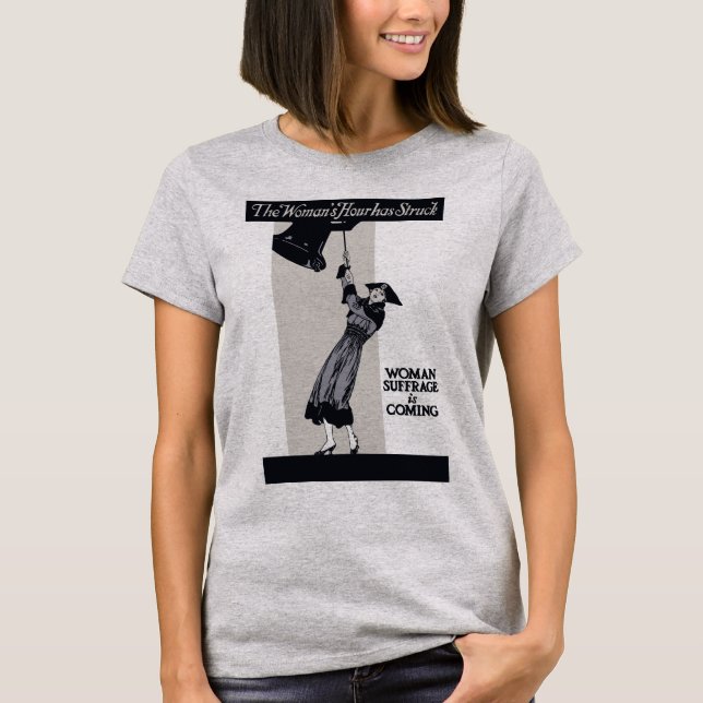 Camiseta La hora de la mujer ha pegado (Anverso)