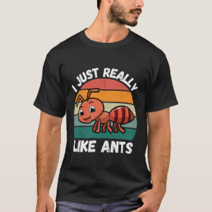 Camiseta La hormiga divertida me gusta mucho la hormiga cor