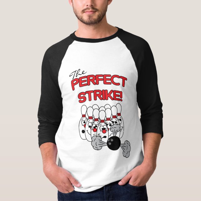 Camiseta La huelga perfecta | Humor de bolos (Anverso)