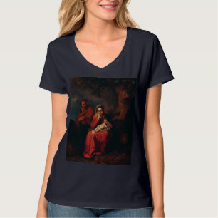 Camiseta La huida a Egipto por Abraham Bloemaert 