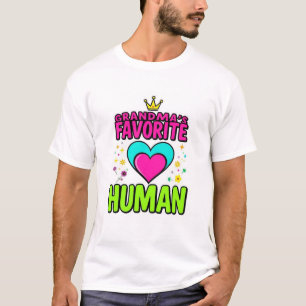 CAMISETA LA HUMANA FAVORITA DE LA ABUELA