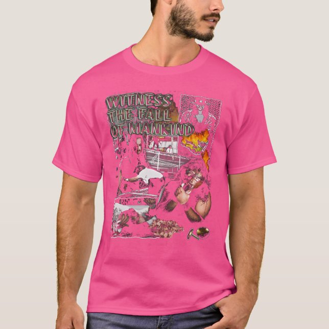 Camiseta La Humanidad Contra La Empresa Presencian La Caída (Anverso)