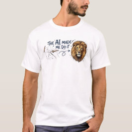 Camiseta La IA Me Hizo Hacerlo Artista Divertido Figura de 