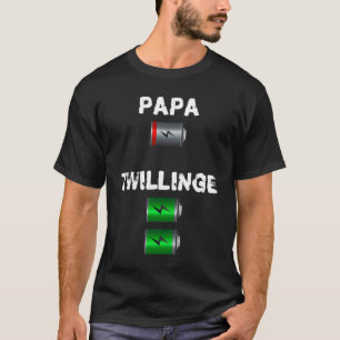 Camiseta La idea de los hombres padre de mellizos batería v