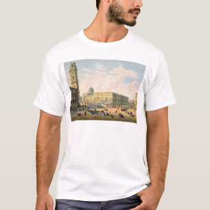 Camiseta La iglesia católica y la calle de Mikhailovskaya