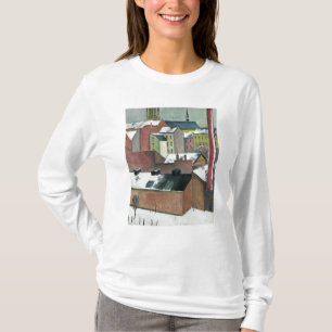 Camiseta La iglesia de St Mary en Bonn en Snow, 1911