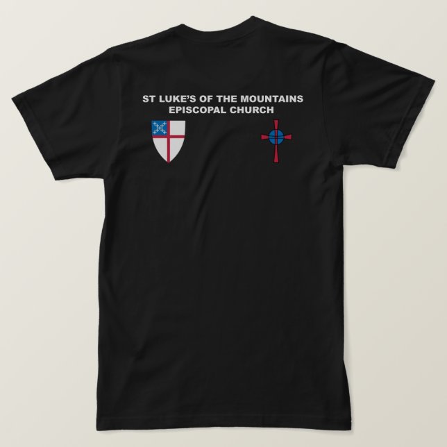 Camiseta La Iglesia del Amor, la Iglesia del Amor (Reverso del diseño)