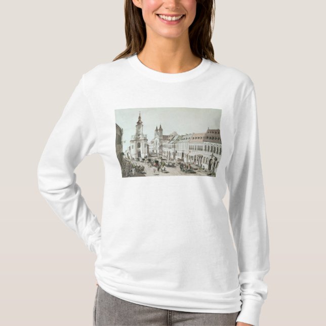 Camiseta La iglesia parroquial y el cementerio de Fauxbourg (Anverso)