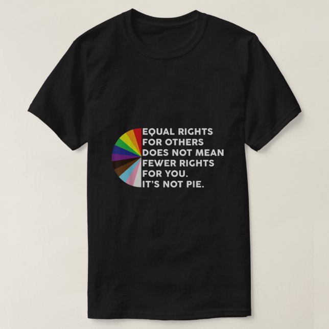 Camiseta La Igualdad De Derechos Para Otros No Significa Me (Diseño del anverso)
