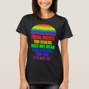 Camiseta La Igualdad De Derechos Para Otros No Significa Me